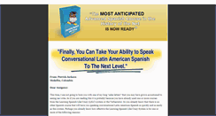 Desktop Screenshot of learningspanishlikecrazy3.com